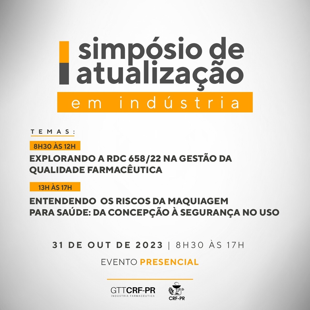 I Simpósio de Atualização em Indústria | Curitiba/PR