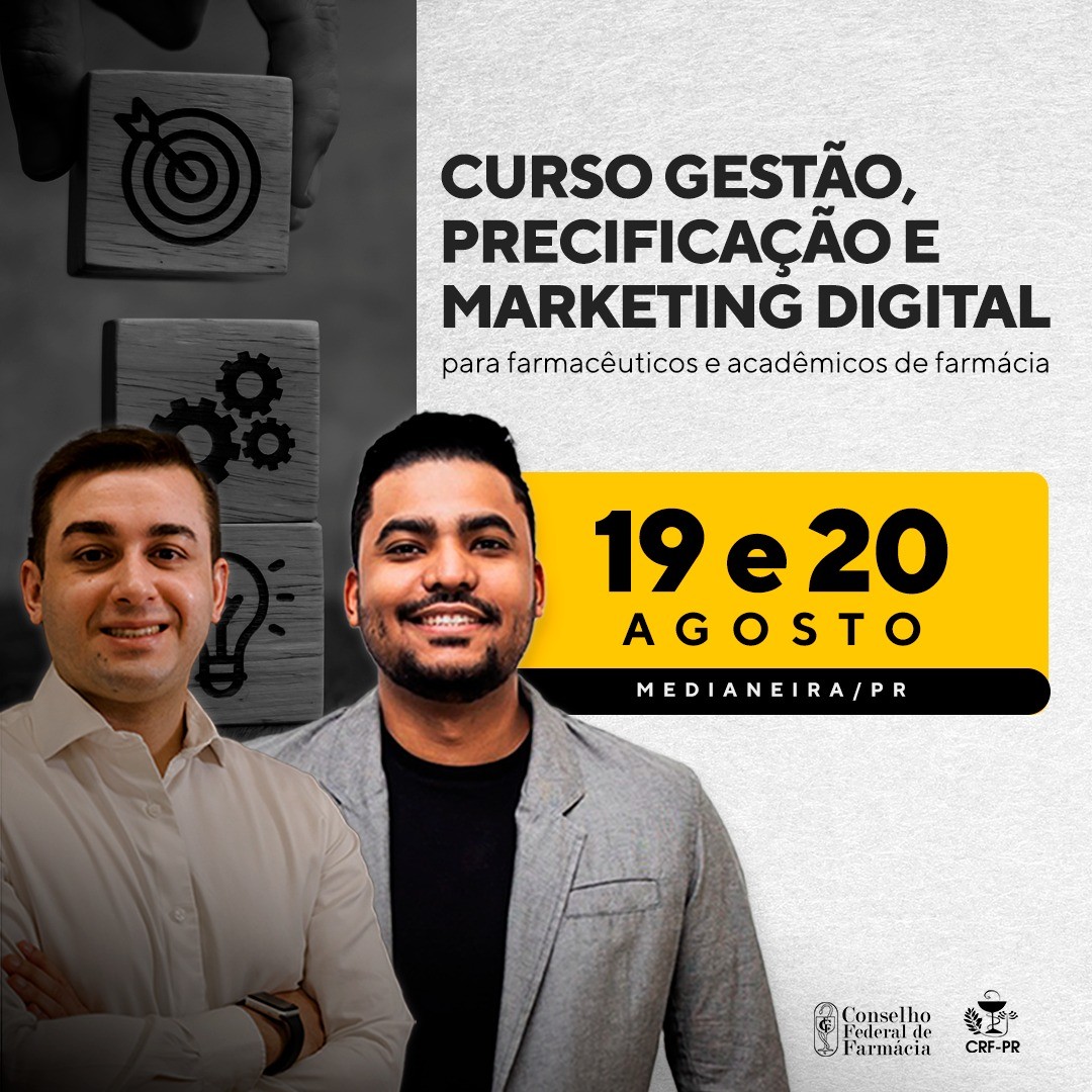 Curso Gestão, Precificação e Marketing Digital, em Medianeira/PR