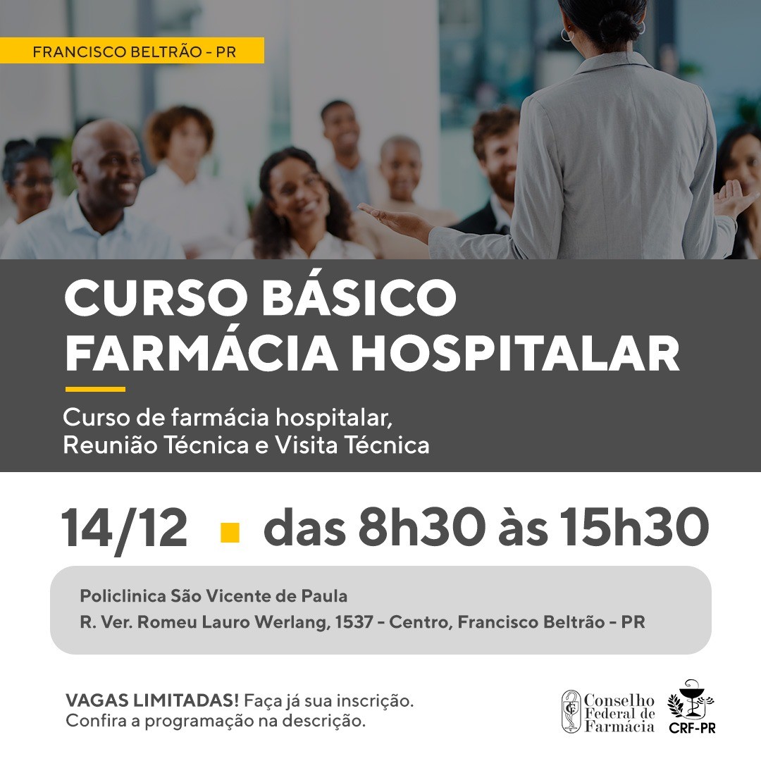 Curso de Farmácia Hospitalar | Francisco Beltrão/PR