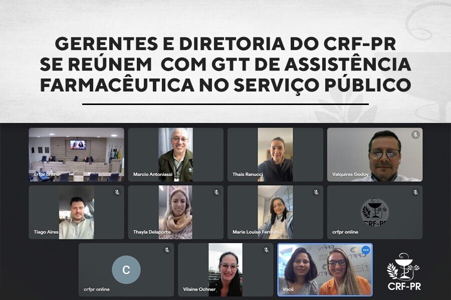 gerentes-e-diretoria-do-crf-pr-se-reunem-com-gtt-de-assistencia-farmaceutica-no-servico-publico