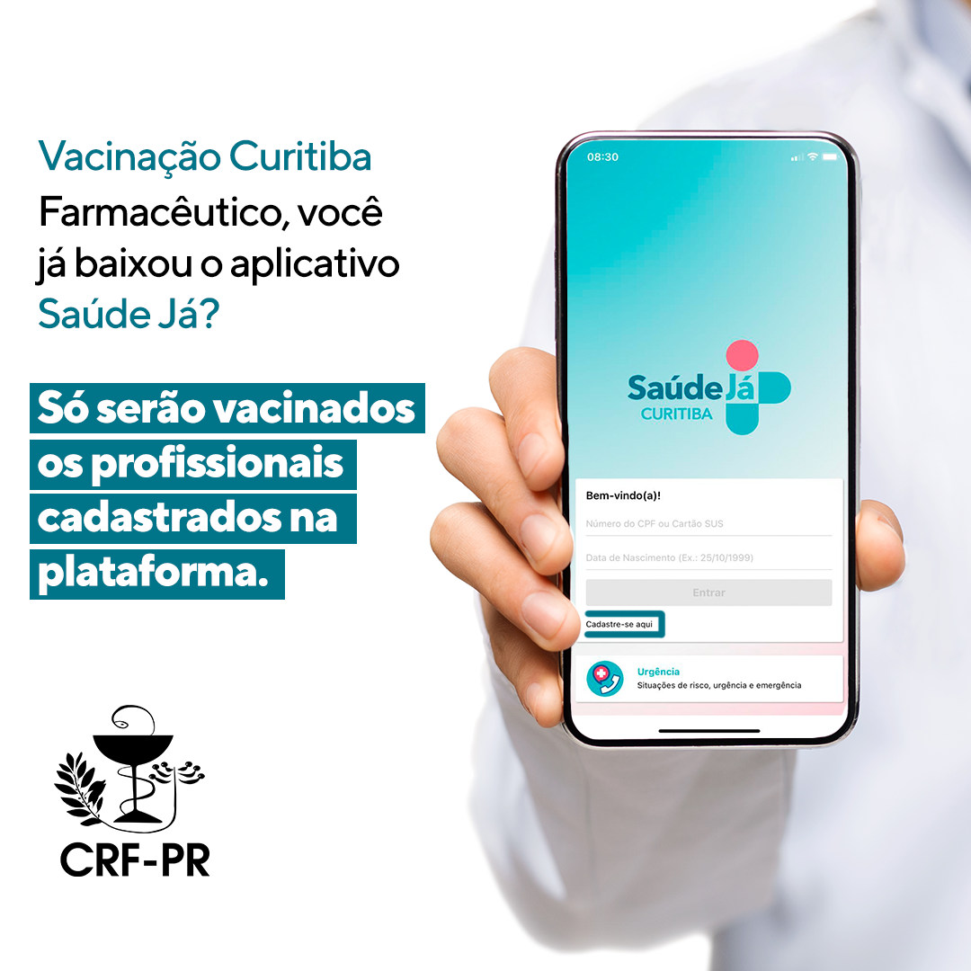 vacinacao-curitiba-farmaceutico-voce-ja-baixou-o-aplicativo-saude-ja