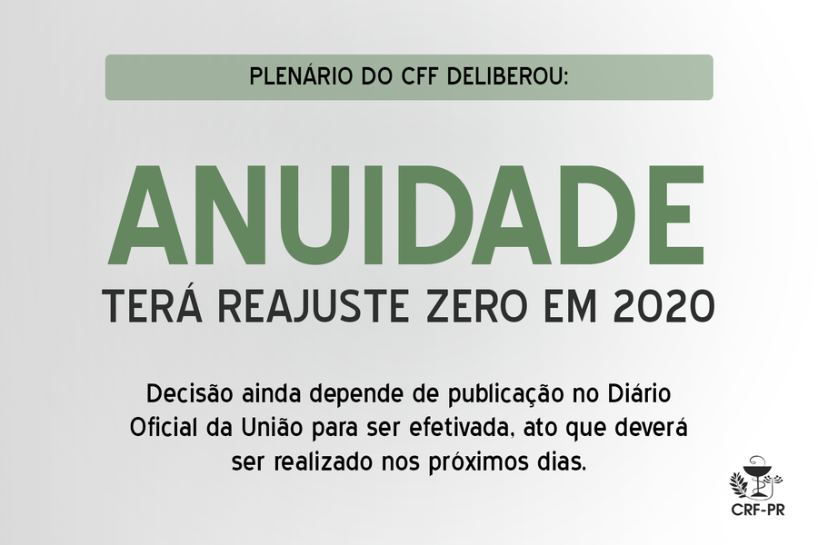 anuidade-tera-reajuste-zero-em-2020